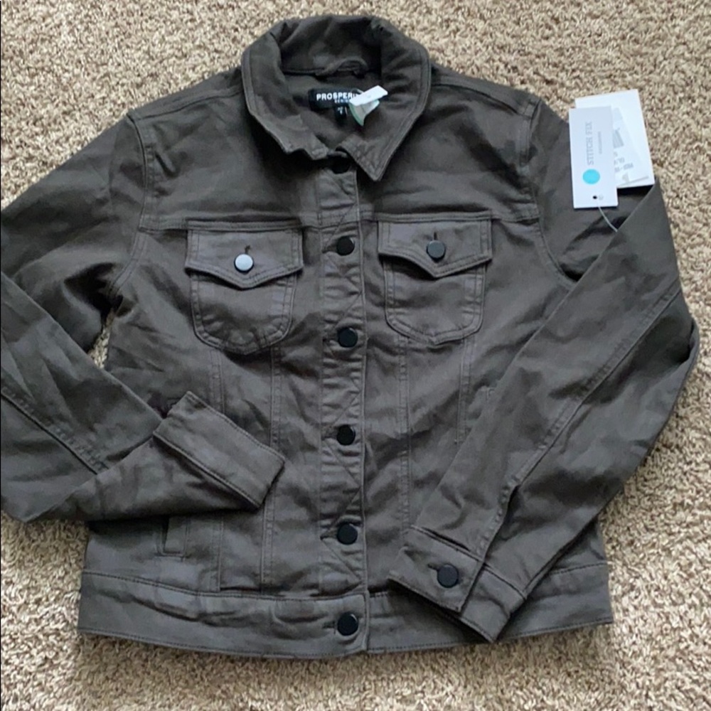 NWT Prosperity Olive Green Jacket:NWT: SMALL